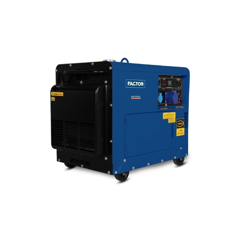 FACTOR FCKDK7500SC DİZEL MONOFAZ KABİNLİ JENERATÖR