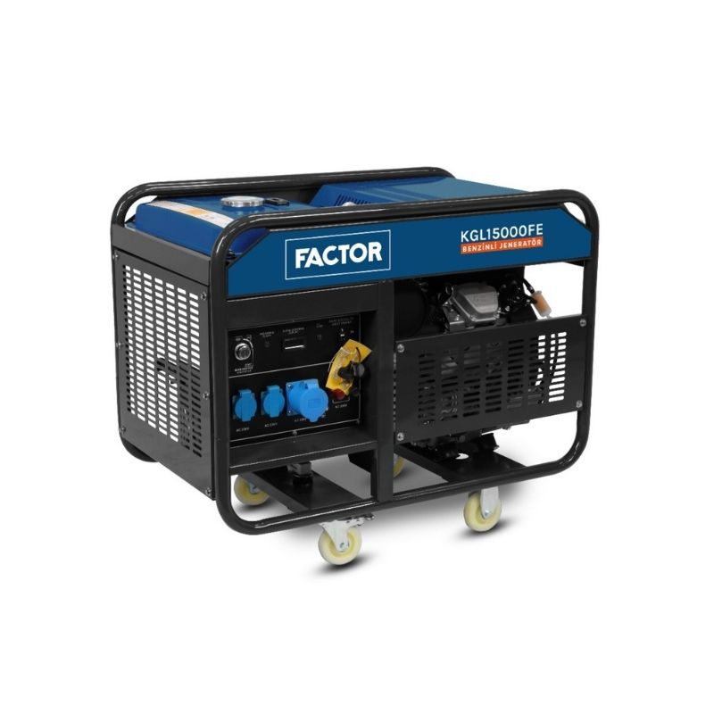 FACTOR FCKGL15000FE BENZİNLİ JENERATÖR 15 KVA MONOFAZE
