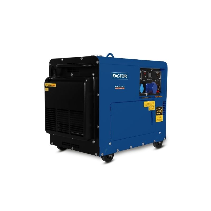 FACTOR FCKDK7500SCA 6.9 KVA OTOMATİK KABİNLİ JENERATÖR 230V