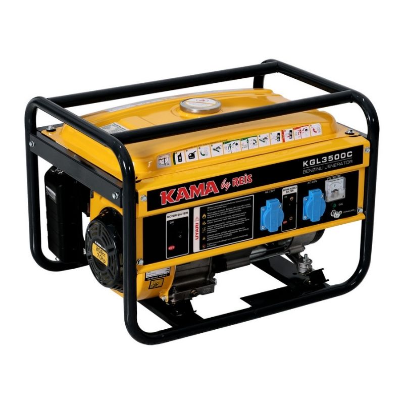 KAMA KGL3500C BENZİNLİ JENERATÖR 2.8 kW/3.5 kVA