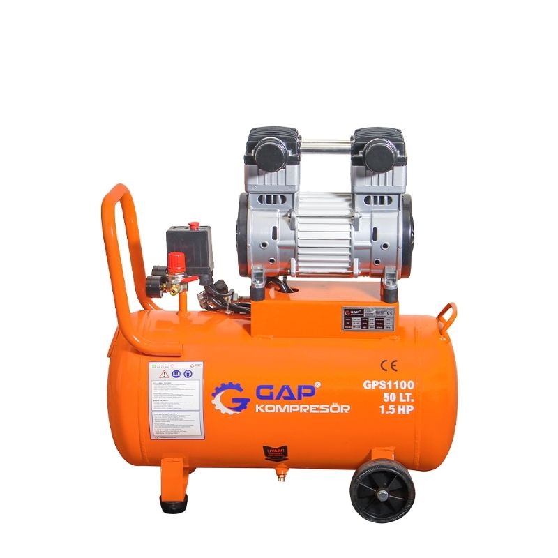 GAP 50 Lt GPS1100 Sessiz ve Yağsız Hava Kompresörü