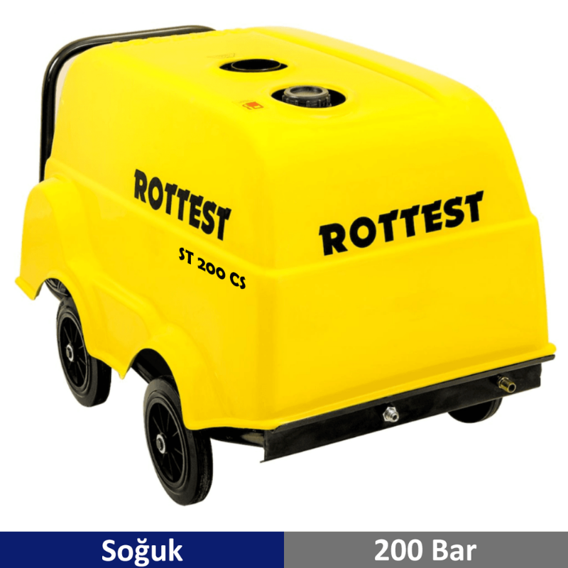 ROTTEST ST 200 CS TETİKSİZ SOĞUK 200 BAR YIKAMA MAKİNESİ