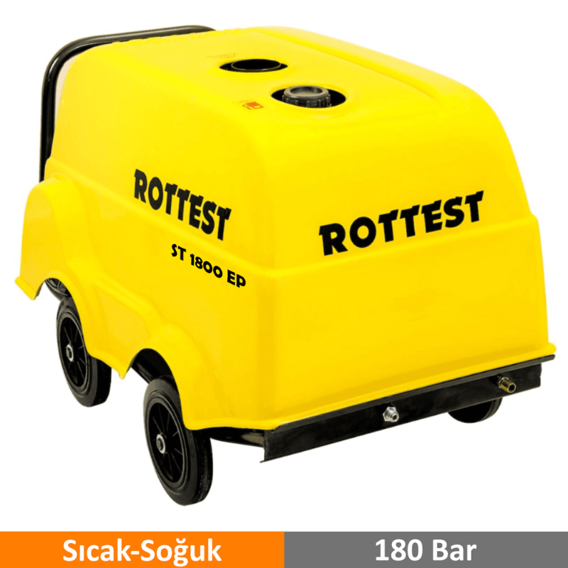 Rottest ST 1800 E (P) Basınçlı SICAK SOĞUK 180 BAR Yıkama Makinası